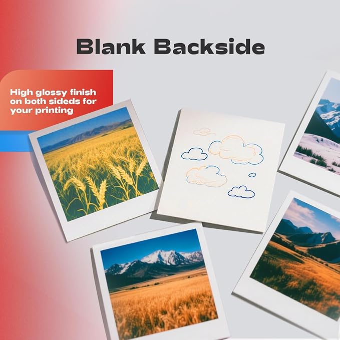 220Sheets Double Sided Photo Paper Glossy Brochure Flyer Paper Inkjet 8.5x11 44lb 160gsm Letter Size for All Dye Ink Printers