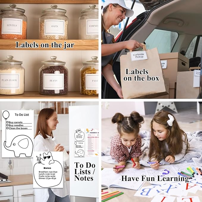 15 Rolls Mini Sticker Paper, Thermal Sticker Paper for Sticker Maker, Self-Adhesive Sticker Printer Paper, 57 x 25 mm, Compatible with Most Receipt Printers