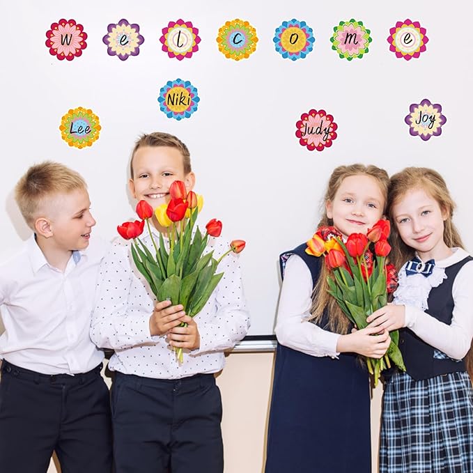 600 Pieces Flowers Sticky Notes, Colorful Flower Sticky Note Pads Flowers Shape Sticky Memo Pads Floral Self Stick Notepads for Teachers Students Home Office Classroom School Supplies