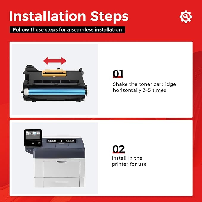 VersaLink B400 B405 Drum Unit (Not Toner) Black 1-Pack Replacement for Xerox 101R00554 Image-Drum Compatible with Xerox VersaLink B400 B400N B400DN B405 B405N B405DN Laser Printer All-in-One Copier