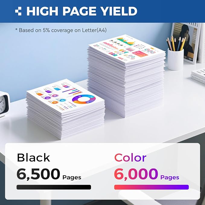 TN436 Toner Cartridge 4-Pack Replacement Compatible for Brother TN-436 TN433 TN431 MFC-L8900CDW MFC-L8690CDW HL-L8360CDW HL-L8260CDW MFC-L8610CDW MFC-L8905CDW MFC-L9570CDW HL-L8360CDWT Printer Set Ink