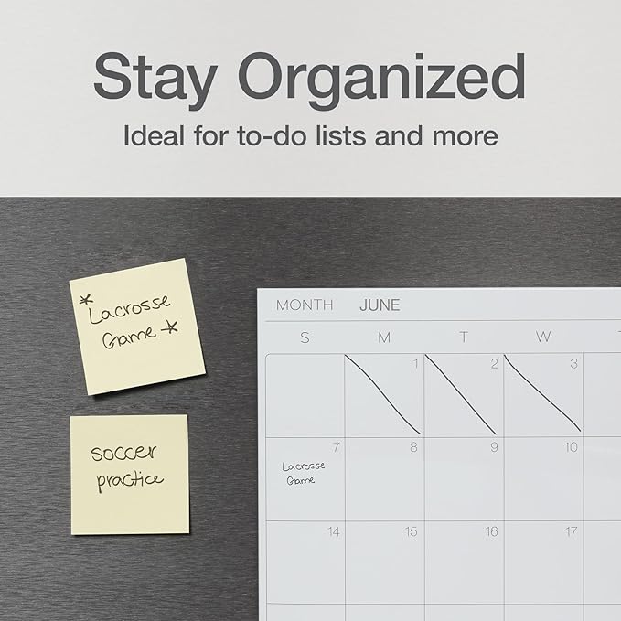 Redi-Tag Sticky Notes, Power Stick Notes, 3" x 3" Recycleable Adhesive Notes, Strong Adhesive Memos, Yellow, 24 Pack, 100 Sheets per Pad (1014128)