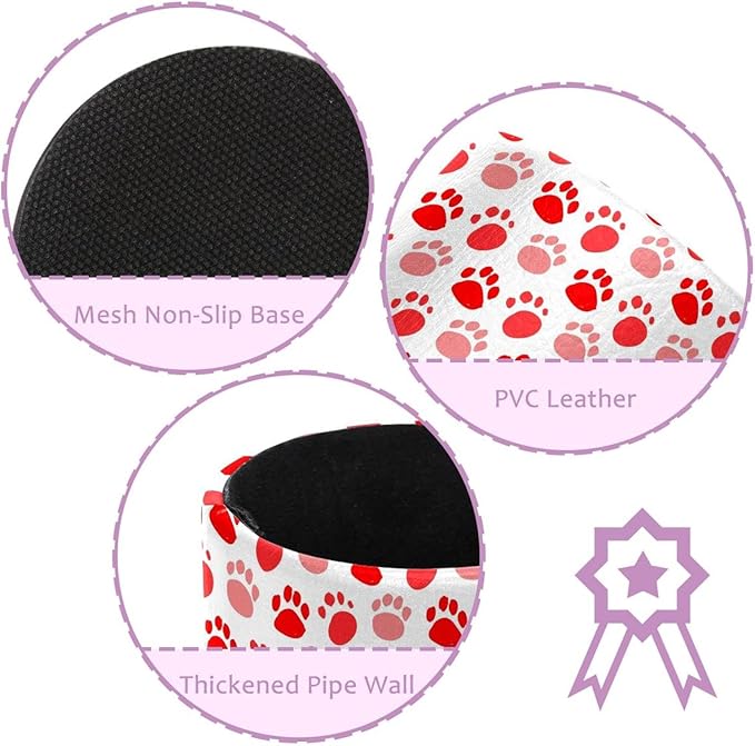 Pen Holder Stand, Makeup Brush Holder for Women, Durable Desktop Organizer Dog Paws Animal Pencil Holder Pot for Office Home Dorm