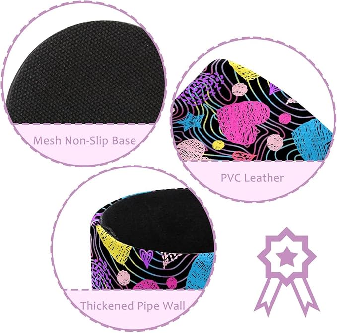 Pen Holder Pencil Holder for desk, Round Desktop Organizer Heart Valentine's Day Pencil Cup for Office, School, Home and Stationary Supplies