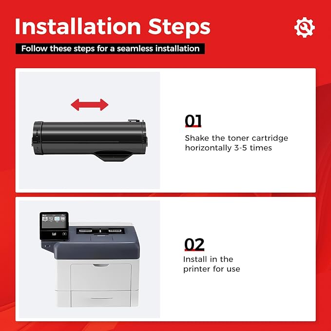 VersaLink B400 B405 106R03582 Black Toner Cartridge 2-Pack Replacement for Xerox 106R03580 106R03584 Toner Compatible with Xerox VersaLink B400 B400N B400DN B405 B405N B405DN Laser Printer Ink Copier