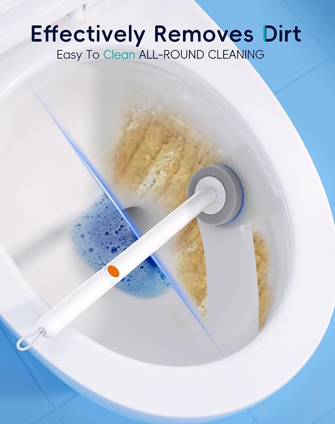 LFBEAR Disposable Toilet Cleaning System - Toilet Wand Kit with 36 High-Performance Refills, Wall Mounted Brush and Holder for Deep Cleaning Bathroom (Only contains 36 Refills)
