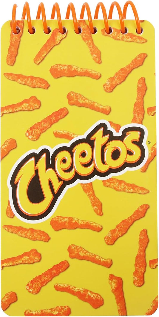 Cheetos Cute Spiral Small Notebook Pocket Size Notepad, College Ruled Memo Pads for Home, Office, College and School 6.5"x3.5"
