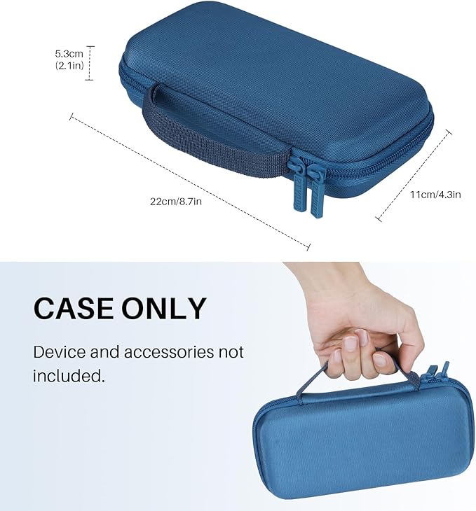 Hard Case Replacement for Texas Instruments TI-84 Plus CE/TI-84 Plus/TI-Nspire CX II CAS/TI-Nspire CX II/TI-83 Plus/TI-89 Titanium/TI-85 / TI-86 Color Graphing Calculator (Deep Blue Case)