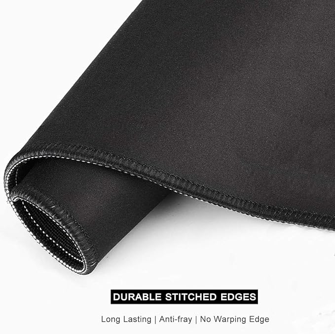 Auhoahsil Desk Mat, Ultra Large Mouse Pad, XXL Gaming Mousepad, Pretty Desk Pad, Big Extended Full Size Desktop Desk Matt for Keyboard, Laptop & Computer, 35.5 x 15.7 in, Tropical Plant