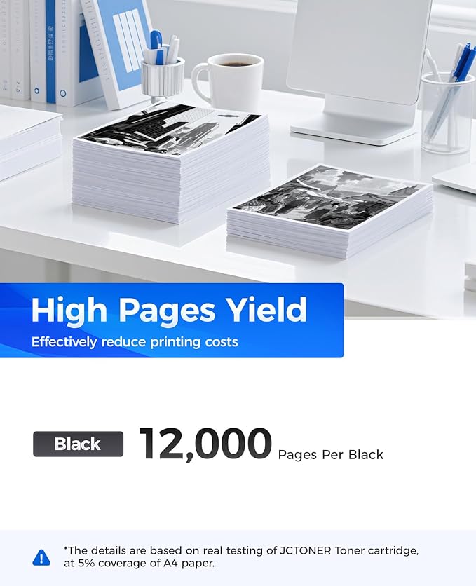 TN880 Black Toner Cartridge 2-Pack High Yield Compatible for Brother TN-880 TN850 TN820 TN890 HL-L6200DW L6200DWT L5200DW L5100DN L6400DW MFC-L5800DW L5700DW L6700DW L6800DW DCP-L5600DN Printer Ink