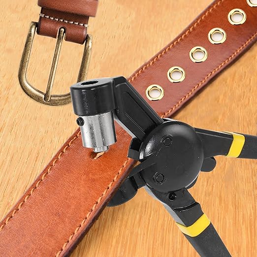 Grommet Tool Kit,Heavy Duty 3/8 Inch Handheld Eyelet Kit Manual Grommet Press Machine Plier Rivet Press with 500pcs Grommets Hole Punching Tool Eyelet Tool Kit for Fabric,Banner,Canvas Leather DIY