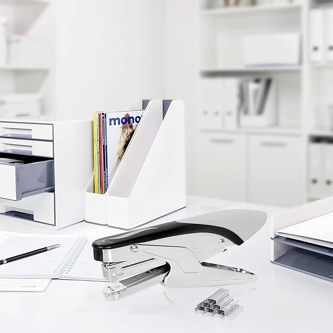 Stapler Heavy Duty with 1000 Staples and Staples Remover, 20 Sheet Capacity, Office Desk Stapler for Stapling Home School Warehouse Handmade, No Jam