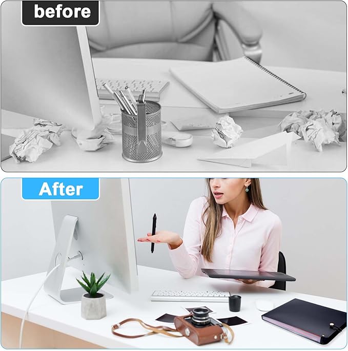 2 Pcs Expanding File Folder, 13 Pockets Vertical File Folder Accordion File Organizer, A4 Letter Size Paper Document Receipt Organizer Accordion Filing Folder for Classroom, Home, Office and Travel