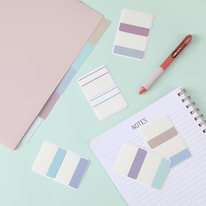 Mr. Pen- Sticky Index Tabs, 500 Pcs, 21 Sets, Colorful Sticky Tabs for Notebooks, Page Markers, Page Tabs for Binders, Page Tabs Sticky Tabs for Books, Notebook Tabs, Book Sticky Tabs for Notebooks