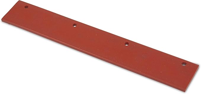 Asphalt V-Shaped Crack Squeegee Blade Rubber Red