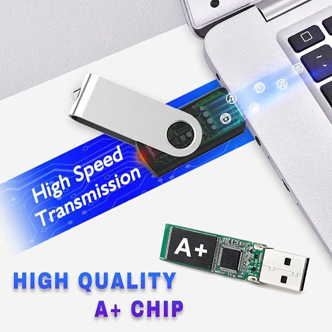 4GB USB Flash Drives 20 Pack 4 GB Thumb Drive TATMOHIK 2.0 USB Drives Bulk 4GB Swivel Design Flash Drive Pack with LED Indicator 4 Gig Jump Drive Pack, USB Stick, Memory Stick, Pen Drive, Black Color
