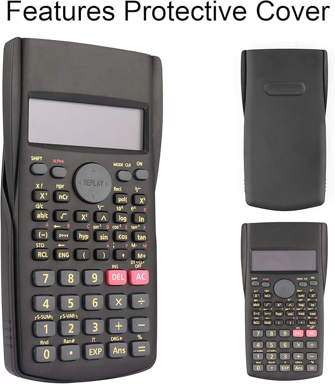 2-Line Engineering Scientific Calculator Function Calculator for School and Business (HY-82MS)