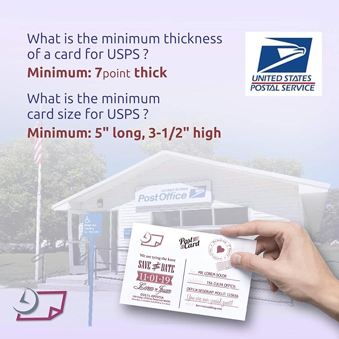 NextDayLabels - 8-1/2 x 11 Laser and Inkjet Printer Postcards 4 up Per Page, (4-1/4" x 5-1/2" After Perf) 100 Sheets / 400 Cards