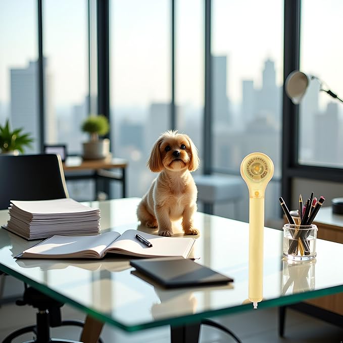 Yellow Pen Shape Correction Tape Adhesive Tape Error Correction Tools Word Correction Office School Supplies Creative Stationery, Correction Tape, Erasers and Correction Products 5mm*6m