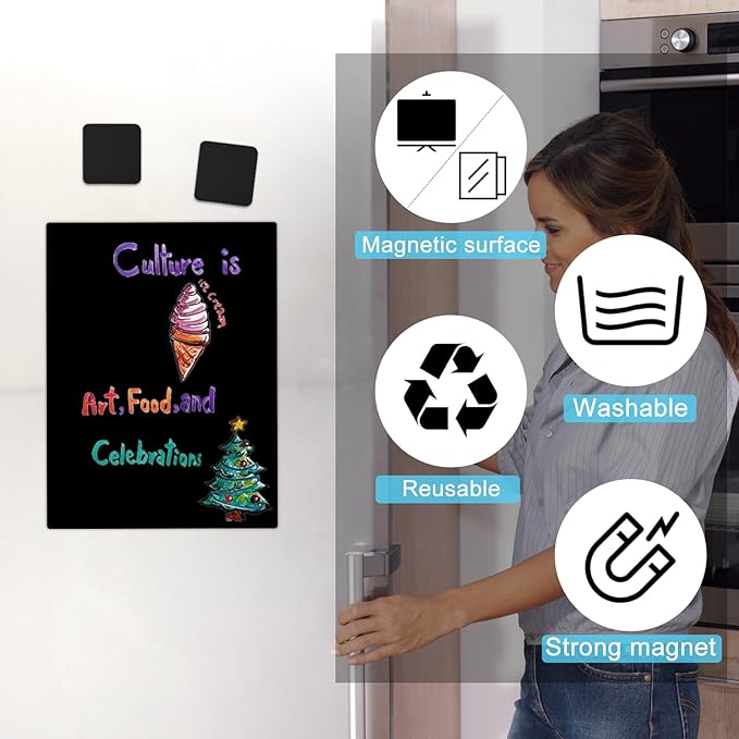 OWLKELA 30 Pack Whiteboard Eraser for Kids and Adults, Washable and Reusable Magnetic Whiteboard Eraser for Cleaning Dry Erase Markers on Magnetic Soft Whiteboard, Glass Whiteboard and Dry Erase Board