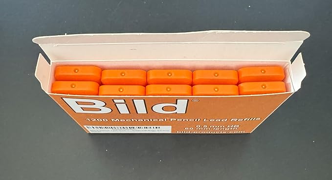 Bild Premium 1200 leads of 0.5mm Mechanical Pencil Lead Refills (HB Mega, 0.5 mm)