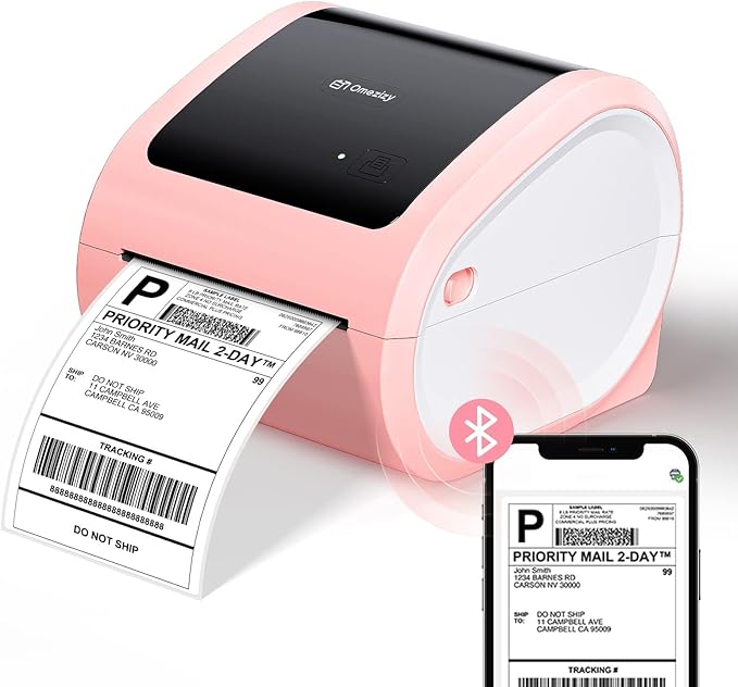 Shipping Label Printer 4x6 - Thermal Label Printer for Small Business, Shipping Packages, Home, Office, Compatible with USPS, Shopify, Amazon, Tiktok