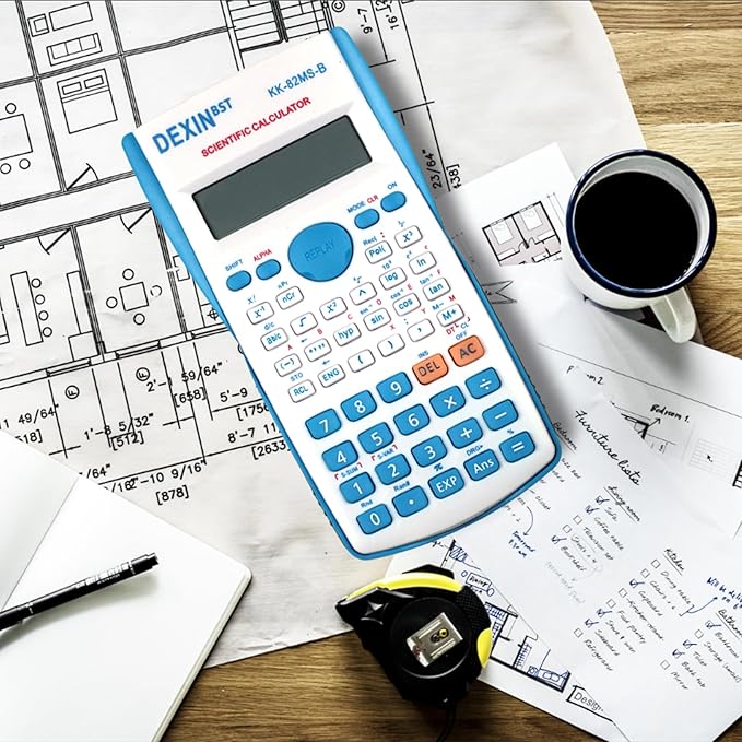 12 Packs Scientific Calculator Bulk,2-Line Engineering Science Calculator Statistical Multi-Function Ideal for Student Teacher School Finance Construction Business Office (4Colors)