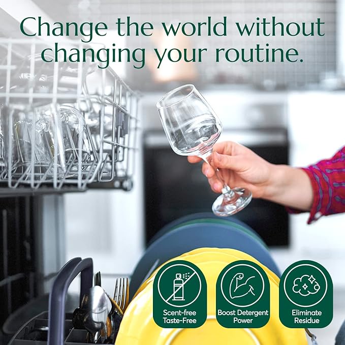 CLEANOMIC Liquid Sparkle Dish-Brightener - Dishwasher Rinse Aid