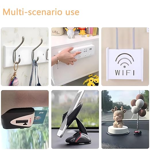 LMJIA Heavy Duty Two- Sided Tape, Clear Reusable Mounting Tape Picture Hanging Adhesive Tape Removable Wall Tape Adhesive Poster Tape (Width: 1.18in*Thickness: 0.08, FT, 9.85)