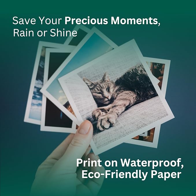 TerraSlate Weatherproof & Tear-Resistant Printer Paper, 10 MIL, A4 210 x 297 mm, White Paper, (25 Sheets)