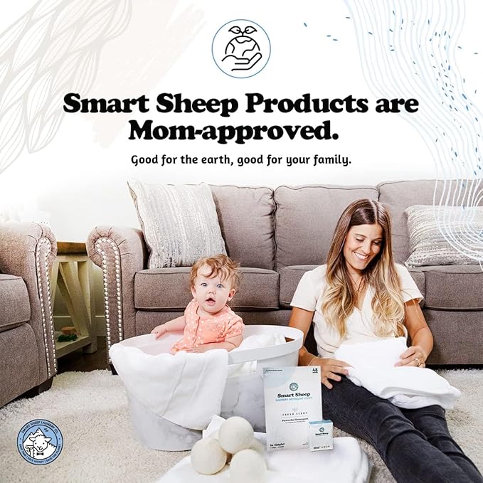 4 Pack Stain Stick - Stain Remover Bar for Clothes by Smart Sheep - Powerful Laundry Stain Remover - Formulated w/Natural Ingredients - Perfect for Food Drink Pet Grass & Blood Stains