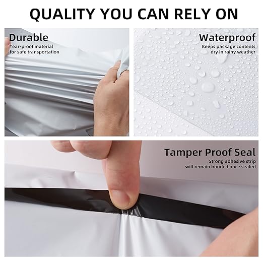 KKBESTPACK 14.5x19 Poly Mailers Shipping Envelope Self Sealing Bags (Pack of 100)