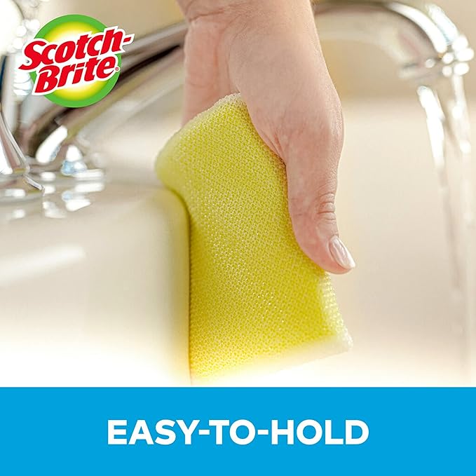 3M Scotch-Brite Dobie All Purpose Pads, 3Count (Pack of 4) Total 12 Pads