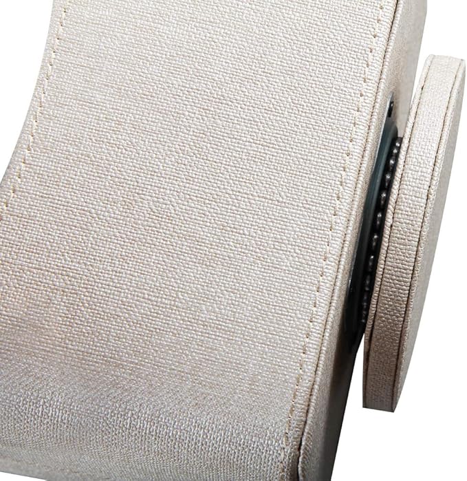 PU Leather Remote Control Holder,360 Degree Spinning Desk TV Remote Caddy,Desk Organizers and Accessories,for Controller,Media,Mail,Calculator,Mobile Phone,Pen Storage Holder(Beige)