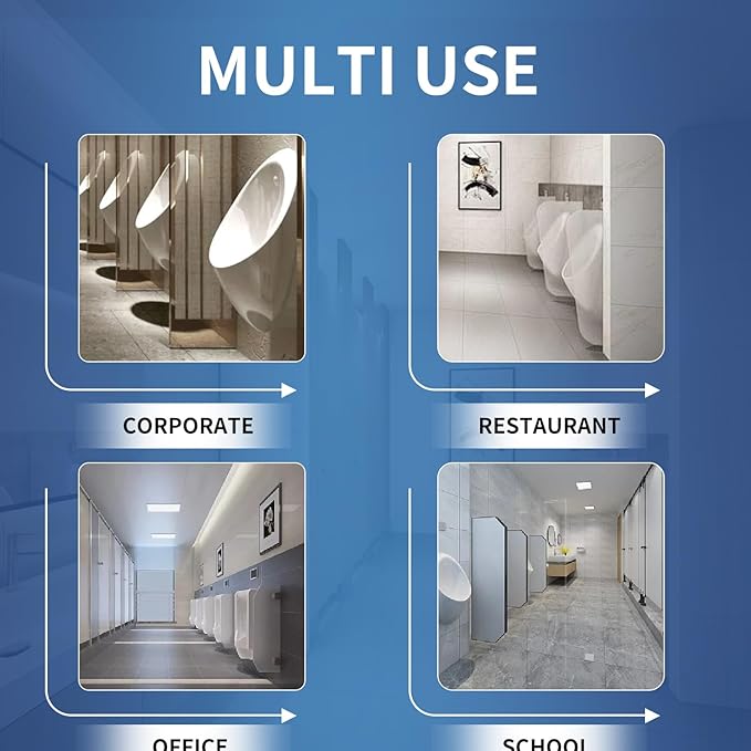 Urinal Screen Deodorizer (12 Pack),Urinal Cakes with Block Long-Lasting Ocean Scent,Anti-Splash Urinal Screens for Men Bathroom Airport Office Mall Hotel