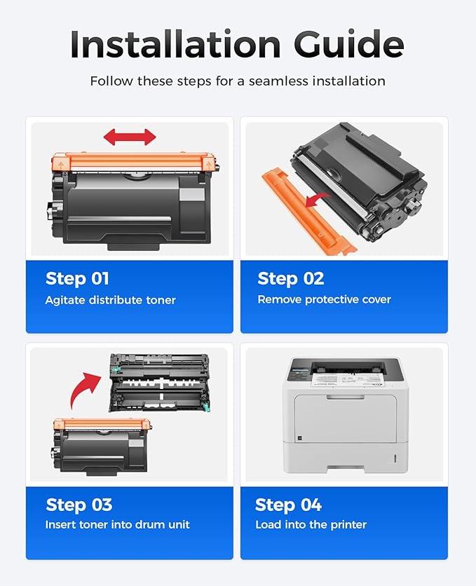 TN920XL Black Toner Cartridge 2-Pack High Yield Compatible for Brother TN920 TN-920XL TN920XXL HL-L6210DW HL-L6210DWT HL-L5210DN HL-L5210DW HL-L5210DWT HL-L6310DW MFC-L5710DW DCP-L5510DN Printer Ink