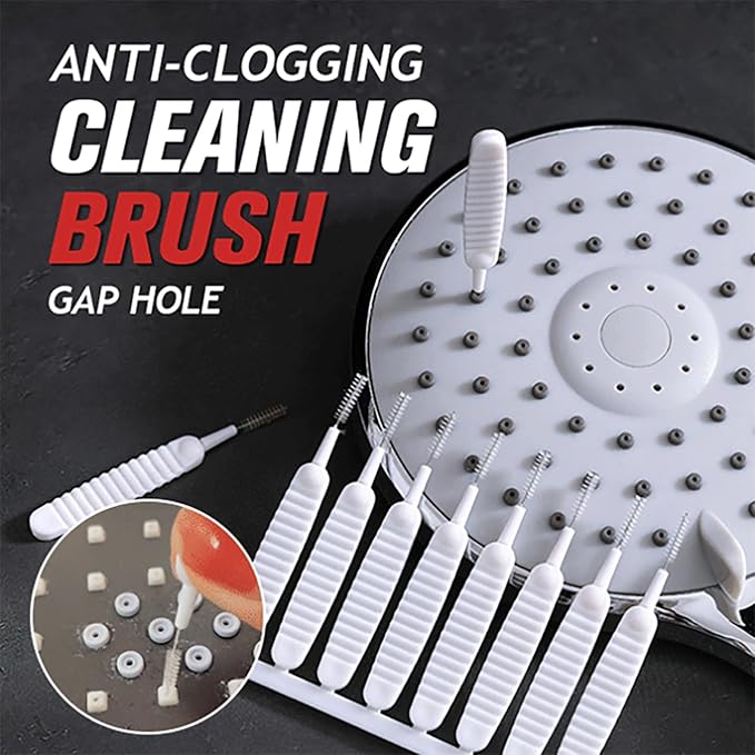 Gap Hole Anti-Clogging Cleaning Brush, 2025 Upgrade Shower Head Brush Shower Head Cleaning Brush Shower Head Cleaner Tool Multifunctional Shower Head Cleaning Brushes for Household Bathroom (30Pack)