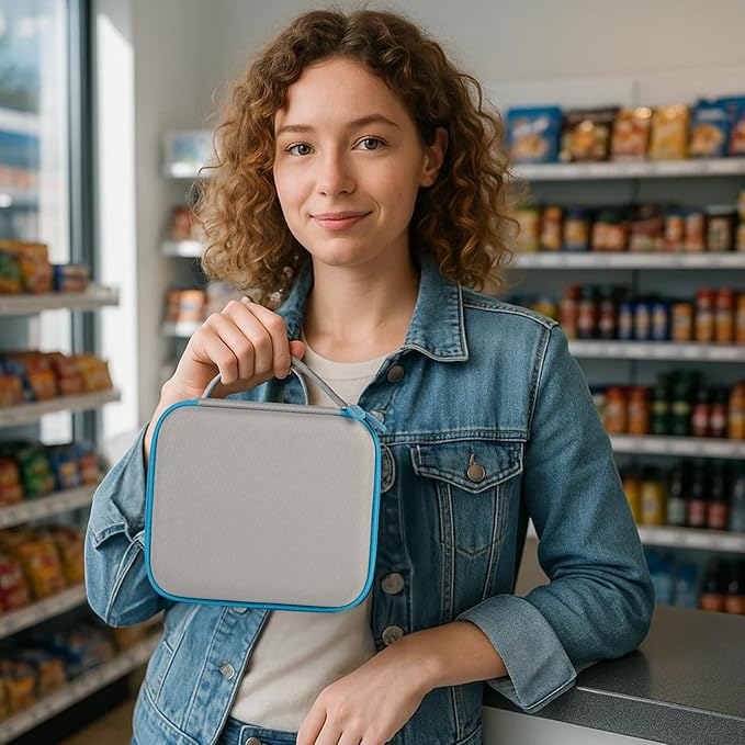 GWCASE Storage Case for Brother PT-N10 Personal Handheld Label Maker, Portable Carrying Holder Organizer for Label Tapes and Other Accessories（Bag Only）