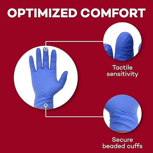 Dealmed Medical Exam Gloves – 2000 Count Medium Nitrile Gloves, Disposable Non-Irritating Latex Free, Multi-Purpose Use for a First Aid Kit and Medical Facilities