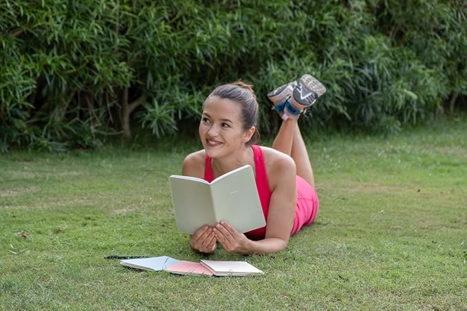 Notebook Journal, Pack of 8 Notebooks, A5, 5.5 x 8 in, Cute Soft Paper Cover Notepad for Travel, Meditation, Wedding and Dream Journals, Lined Diary Notepad Paper (Spring Colors)