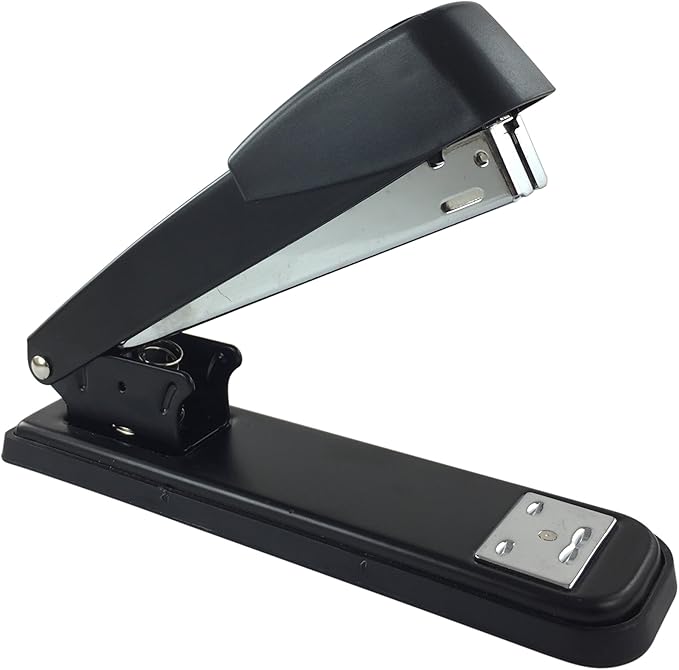 Clipco Stapler with 2000 Staples Full Desk Size Black (12-Pack)