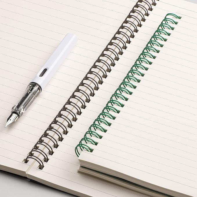 EMSHOI 3 Pack Spiral Notebook 7.48" x 10.15" - B5 Large Composition Notebooks College Ruled, 480 Pages 100gsm Lined Paper, Plastic Hardcover Journals for Writing Women Men Work School Supplies Gifts