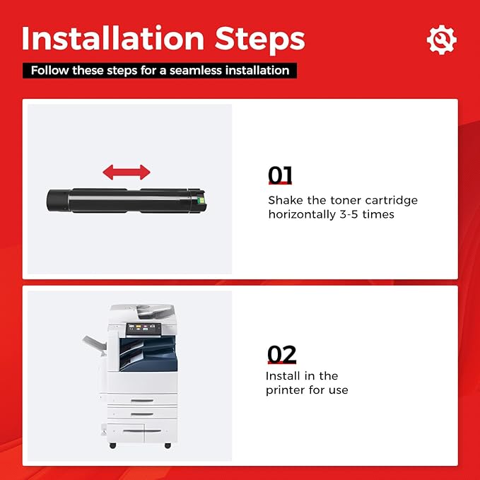 AltaLink C8030 C8035 C8045 Toner Cartridge Set 4-Pack Replacement for Xerox 006R01697 006R01698 006R01699 006R01700 Compatible for Xerox C8030 C8035 C8045 C8055 C8070 Printer Black Cyan Magenta Yellow