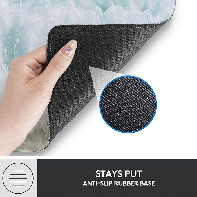 Gaming Mouse Pad, Beach Mouse Pad, Desk Mat, Non-Slip Rubber Base MousePads for Computers Laptop Office School Home Accessories Decor 31.5" x 11.8"