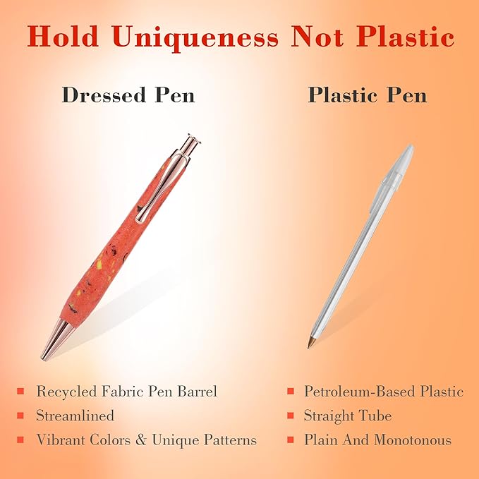 KARUS Gift Pen Set, Sustainable Refillable Ballpoint Pens with Black Ink, Stylish, Smooth Writing Pens for Women, Men, Office, Journaling, School, Thoughtful Gifting