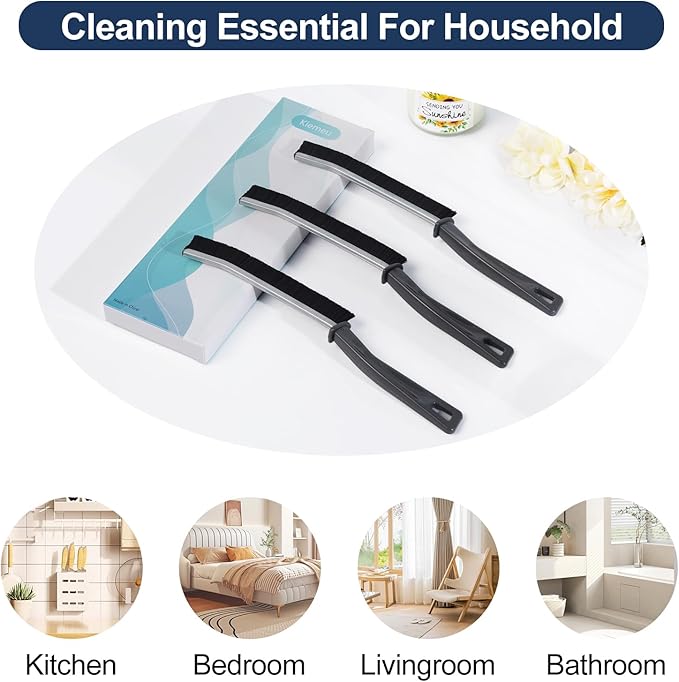 Hard Bristled Crevice Cleaning Brush Bathroom Gap Cleaning Brush Thin Grout Brush
