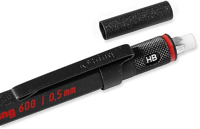 Rotring 600 Mechanical Pencil, 0.5 mm, Black - Perfect for Writing, Drafting, Engineering, Architecture Professionals