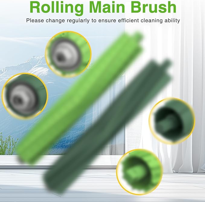 2 Set Replacement Roller Brushes for iRobot Roomba E & I & J Series e5 e6 e7 i1 i1+ i2 i3 i3+ i4 i4+ i6 i6+i7 i7+ i8 i8+ j6+ j7 j7+,Combo i5 i5+j5 j5+ Vacuum Cleaner