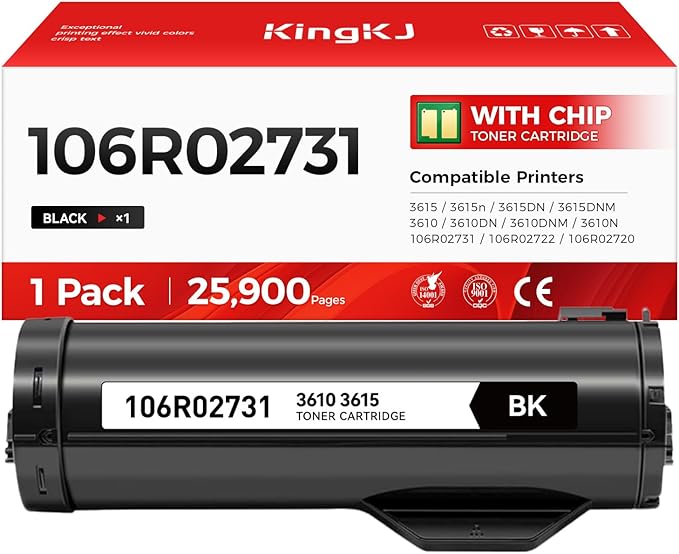 Phaser 3610 WorkCentre 3615 Black Extra High Capacity Toner Cartridge Replacement for 106R02731 106R02722 106R02720 Compatible for Xerox 3615 3615n 3615DN 3615DNM 3610 3610DN 3610DNM 3610N Printer Ink