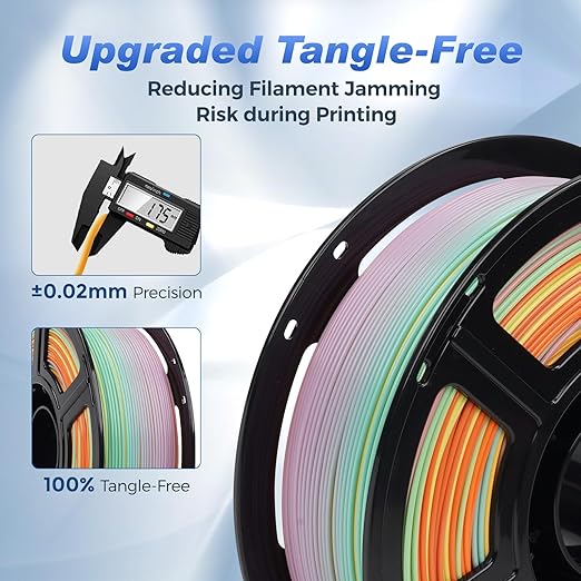 FLASHFORGE Rapid PLA Filament 1.75mm Summer Reverie, 500mm/s High Speed Printing, 3D Printer Filament 1kg Spool, Dimensional Accuracy +/- 0.02mm, Enjoy Exceptional Print Quality